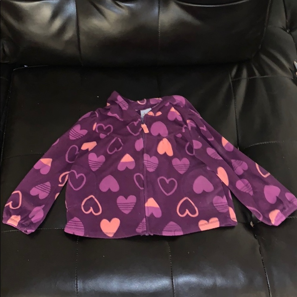 Fleece Zip Up Light Hoodie - 4T